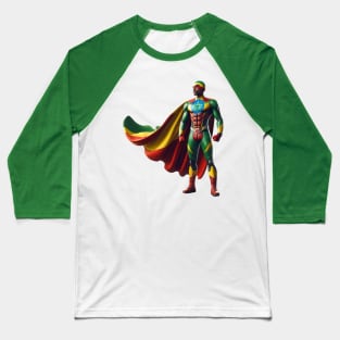 Ethiopian- Superhero Baseball T-Shirt